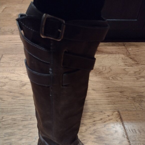 Frye Tall Dark Brown Boot - Picture 3 of 9